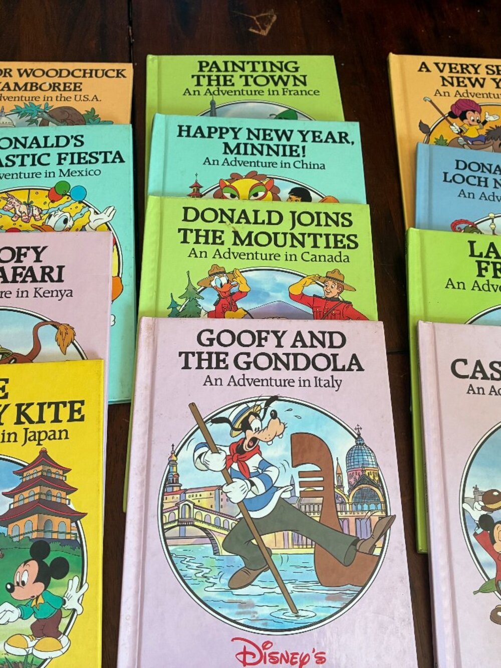 Disney Children's Books Small World Library lot of 12 Hardcover Books